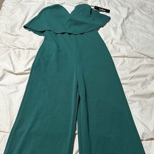 Lulus emerald pants Jumpsuit , NWT! Size medium